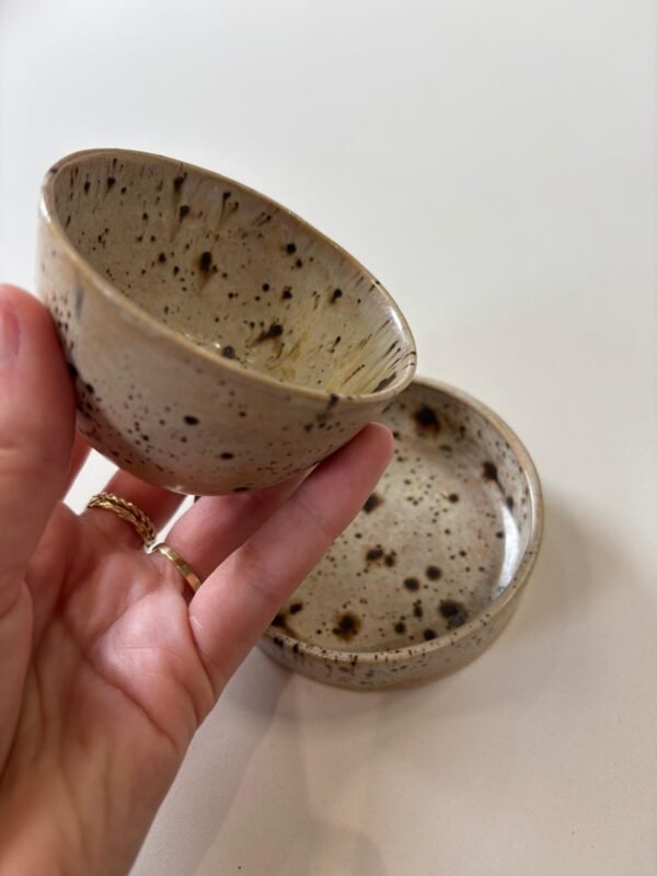 Espressomok met schotel 'earth duo'