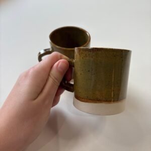 Koffiemok set klein 'green earth'