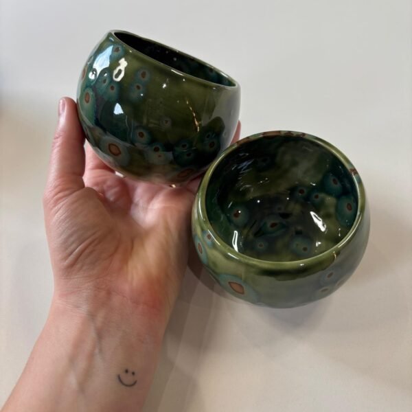 Koffiemok set 'olive round'